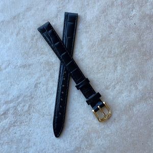 Watch Band Spidel 12mm aligator grain leather band